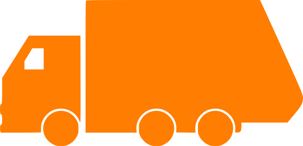 icon of waste truck