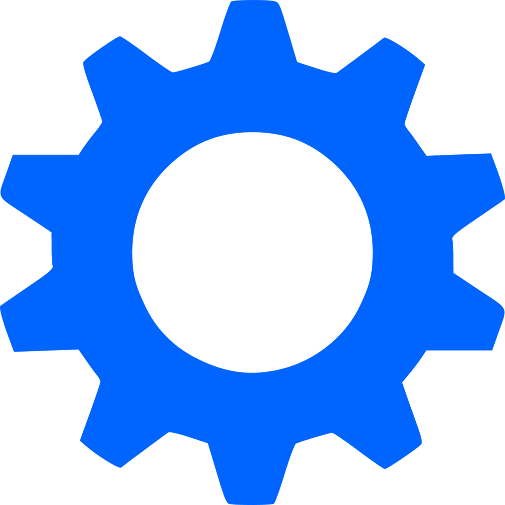 icon of gear cog